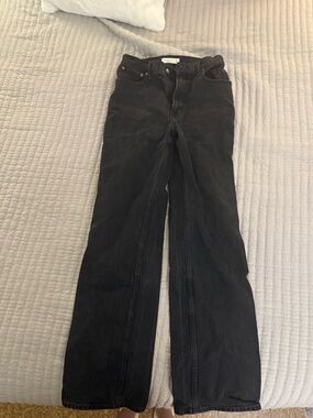 A&F black high waist jeans